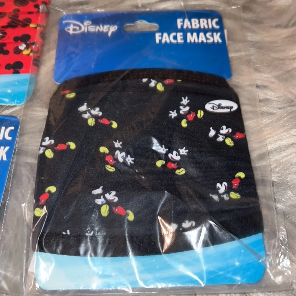 Disney Mickey Mouse fabric face masks for kids set of 3